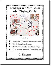 Readings and Mentalism with Playing Cards by C. Dayton